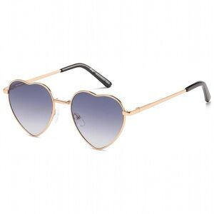 Stylish Heart-Shaped Sunglasses with Gradient Lenses